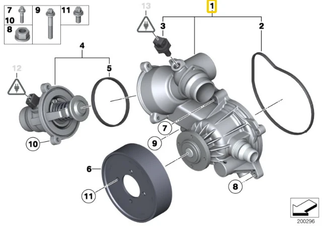 Bmw Vandenio Siurblis 7 F01 F02 F03 Originalus 11518657284
