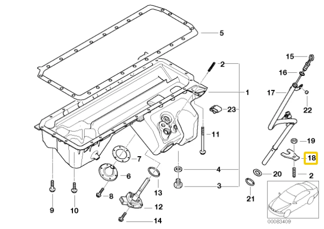 BMW Variklio Alynas Skėčio Skiltis E46 E39 E53 Originalus 11437840407