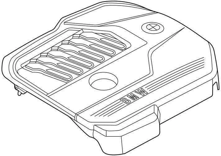 BMW Variklio Dangtelis G20 G21 X3 X4 Z4 Originalus 11148676205