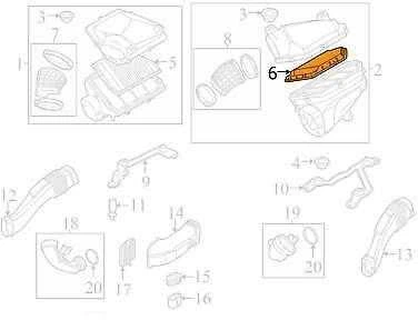 BMW Variklio Oro Filtras 2020-2025 X5 M60i X6 M60i X7 M60i Originalus 13718091496