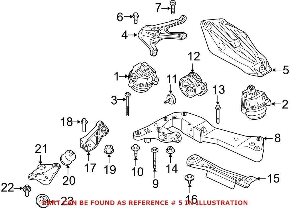 BMW Variklio Palaikymo Šarnyras Kairys G20 G30 G31 Originalus 22116861555