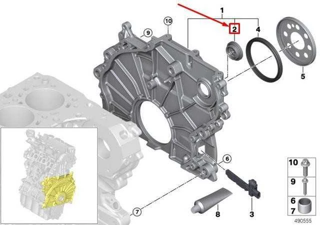 BMW Varžtas Šraunų Prievadas E81 E87 F20 F30 F07 Originalus 11148576339