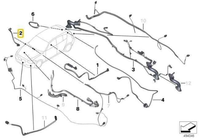 Bmw Važiuoklės Aukščio Stiprintuvo Vėsinimo Linija F30 F32 Originalus 17227604982