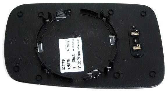 Bmw Veidrodinis Stiklas Šildomas Išgaubtas Dešinysis E46 E65 E66 Originalus 51168247134