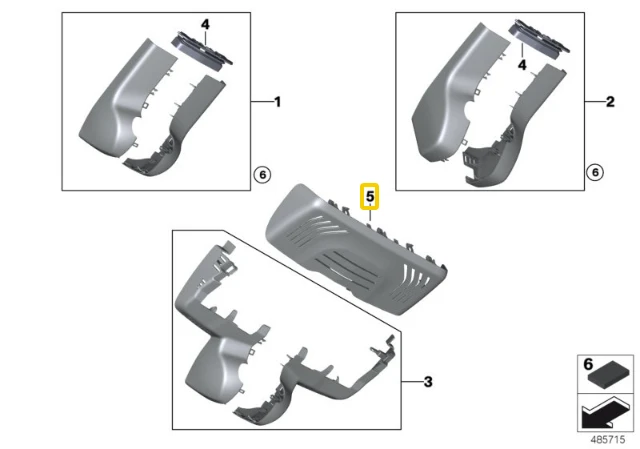 Bmw Veidrodis Dangos Kapos Gamyklis X3 X4 51166847274