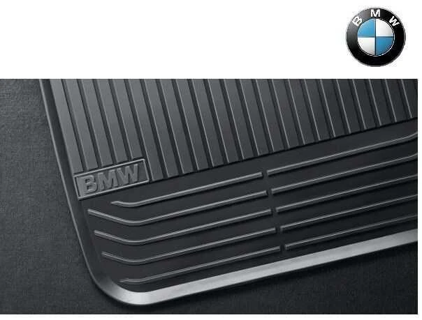 BMW 5 serijos F10 F11 galiniai kilimėliai juodi originalūs 51472153889