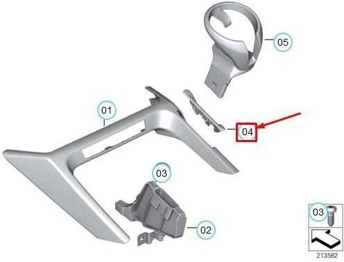 Bmw X1 E84 09 15 Taurės Laikiklio Dėklas Originalus 51169255209