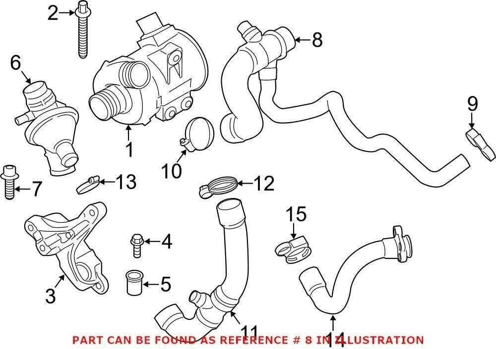 Bmw X1 E84 Aušinimo Vandens Šlaunio Įėjimo Vamzdis Originalus 11537639999