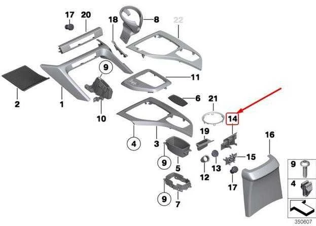 Bmw X1 E84 Centrinės Konsolės Dangtis Originalus 51162991863