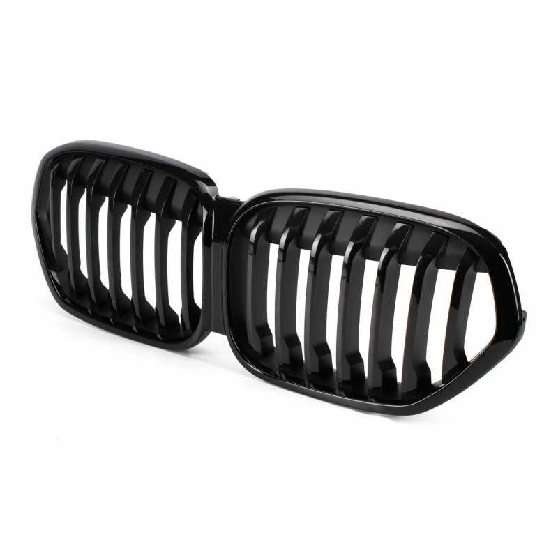 BMW X1 oro įsiurbimo angos priekinės Shadowline F48 LCI Kidney Juodas 51138080619 originalios
