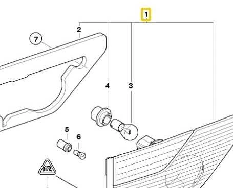 BMW X3 E83 Galinio Šviesos Deklio Dešinė Originalus 63213420204