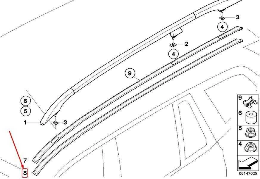 Bmw X3 E83 Stoglangio Paveikslas Desinysis Originalus 51133413248