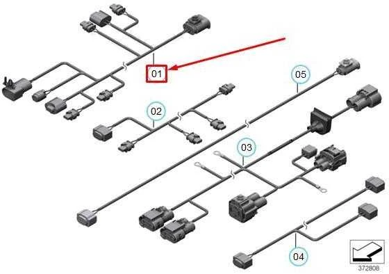 Bmw X3 F25 Priekinis Apronas Kabeliu Rinkinys Originalus 61129304728