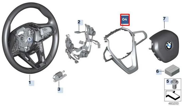 Bmw X3 G01 X4 G02 Dangtis Vairo Originalus 32309483915