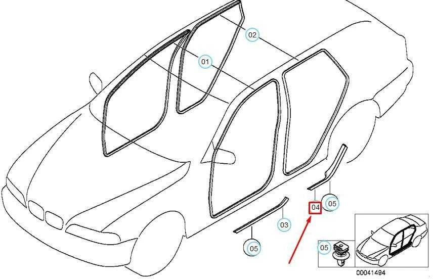 BMW X5 E53 Galinė Kairė Įėjimo Dangtelis Originalus 51478254293