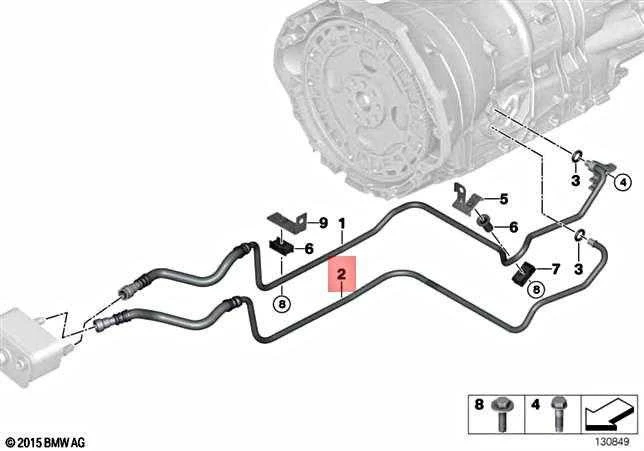 BMW X5 E53 Variklio Aukstyn Transmisijos Ausinimo Vamzdis Originalus 17227510047