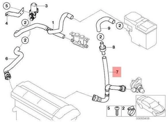 Bmw X5 E53 Žarnos Vandens Siurblys Ir Atbulinis Vožtuvas Originalus 64218380128
