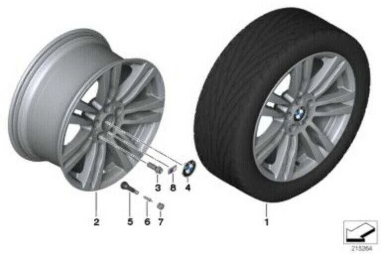 BMW X5 E70 Alu Ratai Originalus 36117846835
