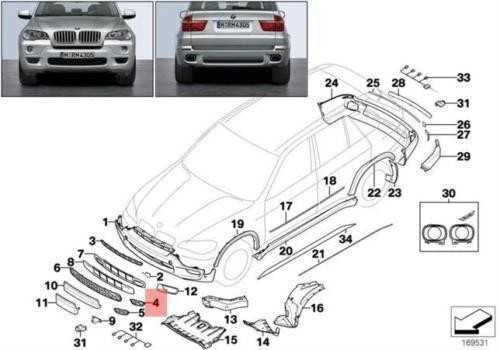 BMW X5 E70 Atviras Tinklelis Desine Originalus 51118038268