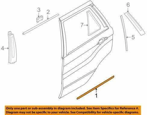 Bmw X5 E70 Durų Apsauga Priekinis Kairysis Originalus 51137903859