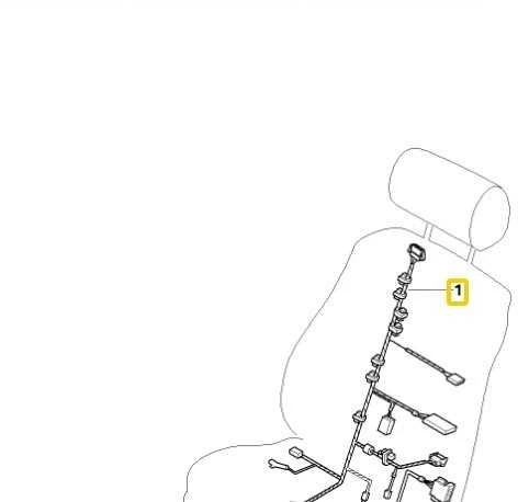 Bmw X5 E70 Keleivio Pusės Sėdynės Laidų Rinkinys Originalus 61129221787