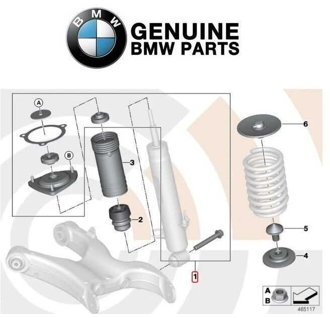 Bmw X5 E70 Remonto Rinkinys Atraminis Guolis Originalus 33522413678