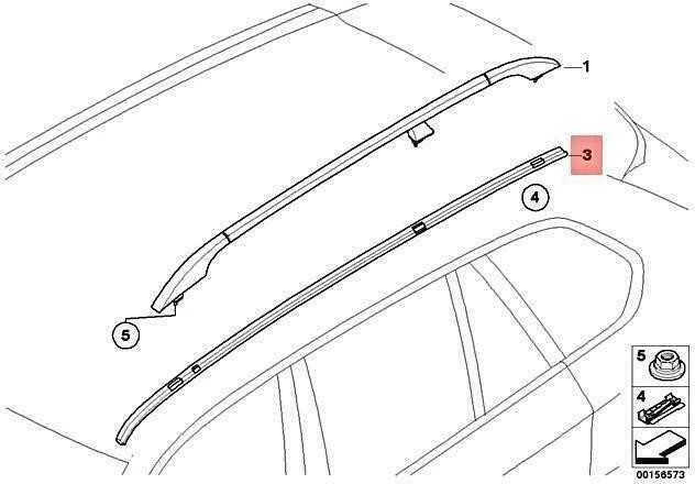 Bmw X5 E70 Stogelio Dekoratyvinis Paveikslas Desinysis Originalus 51137250392