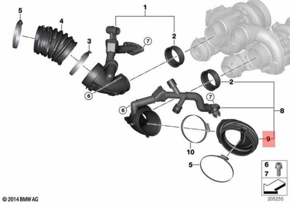 Bmw X5 E70 X6 E71 Guminės Batai Originalus 13717599356