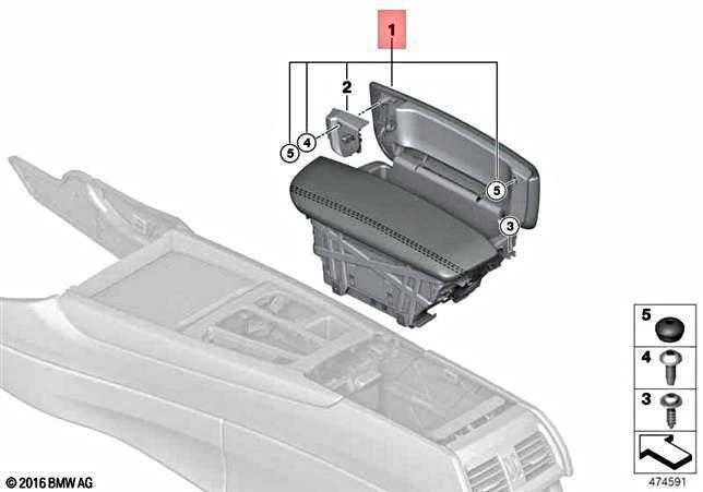 Bmw X5 F15 X6 F16 Kilimėlis Originalus 51166836491