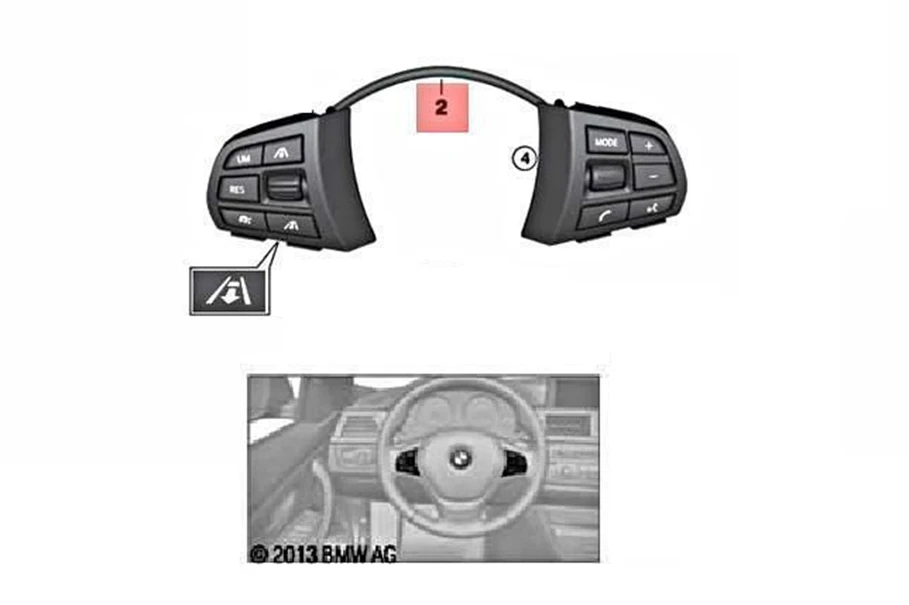 BMW X5 F15 X6 F16 Multifunkcinis Vairo Suktukas Sport Originalus 61319273657