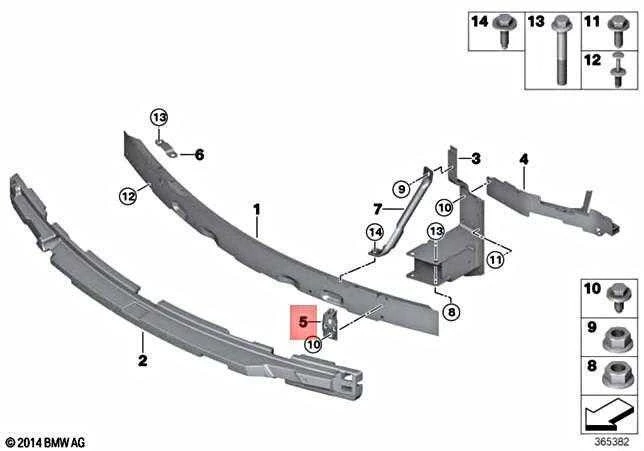 BMW X5 F15 X6 F16 Originalus 51117315960