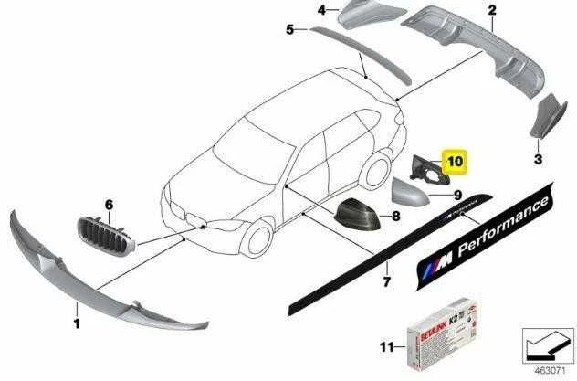 Bmw X5 F15 X6 F16 Originalus 51168060320