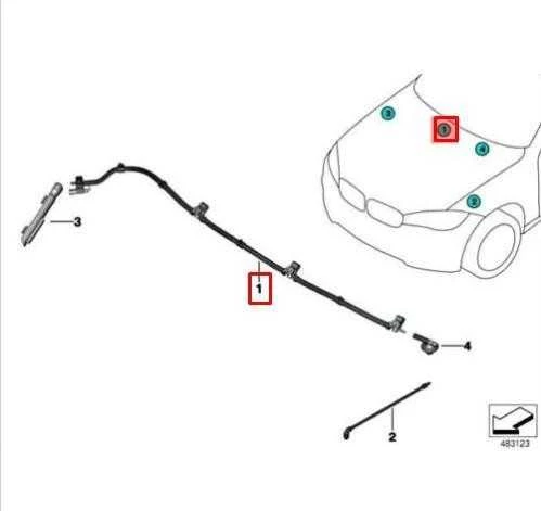 BMW X5 F15 X6 F16 Švarstymo Langų Sistemų Džiūvėjimo Antskydžio Originalus 61667292659
