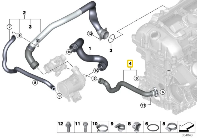 Bmw X5 F15 X6 F16 Vandenilio Šlaunio Vamzdis Originalus 11537649409