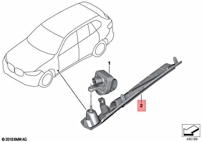 Bmw X5 G05 Kairio Šviesos Modulis Originalus 63147946661