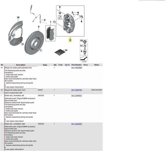 Bmw X5 M F85 Kairysis Suportų Korpusas Originalus 34117852967