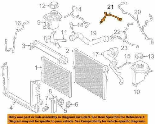 Bmw X5 M F85 X6 M F86 Vėsinimo Siurblio Šlaunis Originalus 17127850100