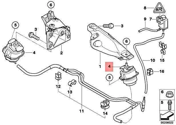 BMW X5 X6 E70 E71 X5 3.0d 30dX SAC SAV variklio laikiklis originalus 22116795417