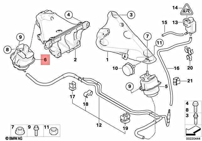 BMW X5 X6 E70 E71 X5 30dX SAC SAV variklio laikiklis Originalus 22116793016