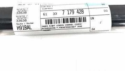 Bmw X6 E71 E72 Dešinės Langų Kanalo Danga Originalus 51337179428