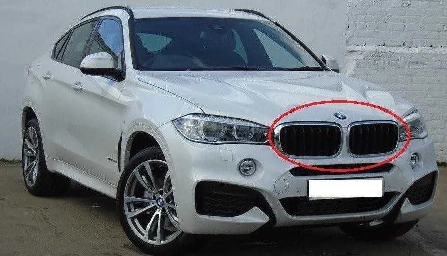 Bmw X6 F16 09 2013 07 2018 Dešinė Pagrindinė Trim Grilis Originalus 51137373690