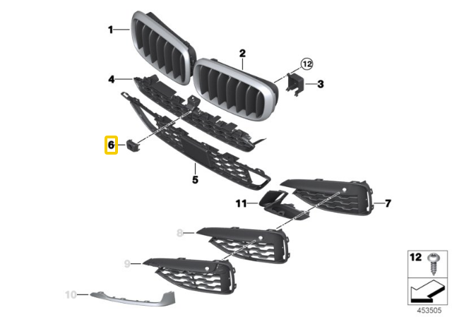 BMW X6 F16 Vaizdo Kameros Sistemos Originalus 51118060892