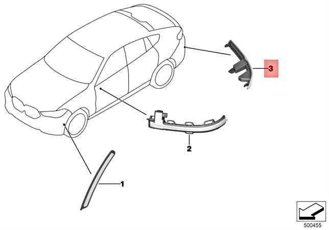 Bmw X6 G06 Galinis Atšvaitas Galinis Kairysis Originalus 63147442283