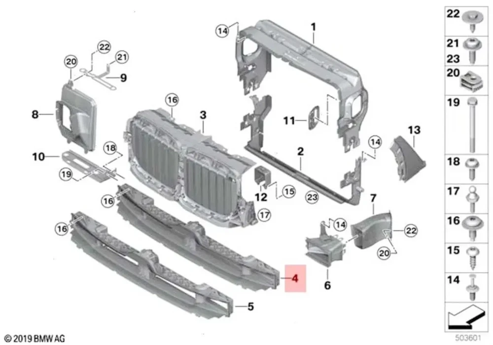 BMW X7 G07 11/2017-06/2022 Orignalus 51745A29C41