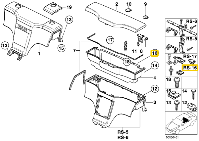 Bmw Z3 E36 12 1994 06 2002 Kulkšnio Stiklinė Originalus 51168412059