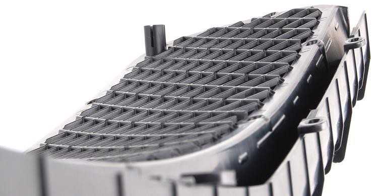 BMW Z3 E36 99-03 Priekinis buferis apatinis centrinis groteles juodas originalus 51117016906