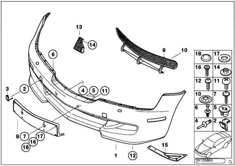 BMW Z3 E36 PRIEKINIO BAMPERIO APATINIŲ CENTRINIŲ GROTELIŲ DANGTELIS ORIGINALUS 51112268644