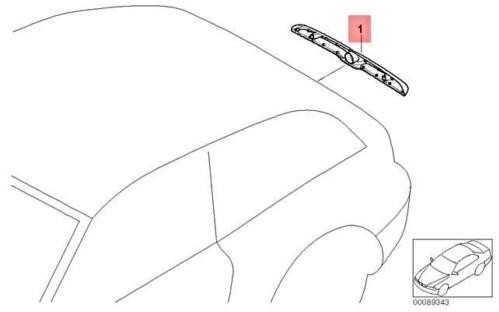 BMW Z3 Z3 2.8 M3.2 Coupe Rankena Bagažinės dangtis Originalus 51228400128