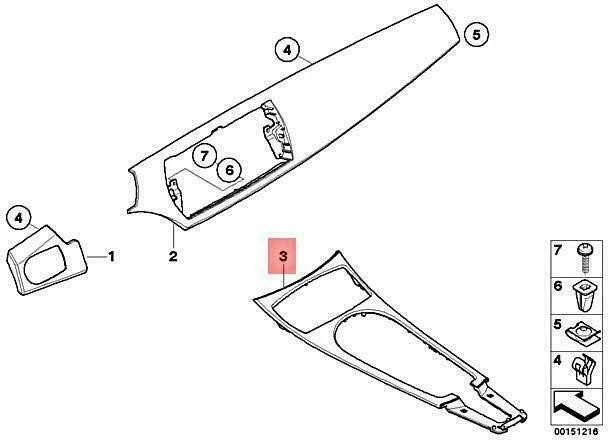 Bmw Z4 E85 E86 Medinis Dekoratyvinis Priedas Originalus 51167918329