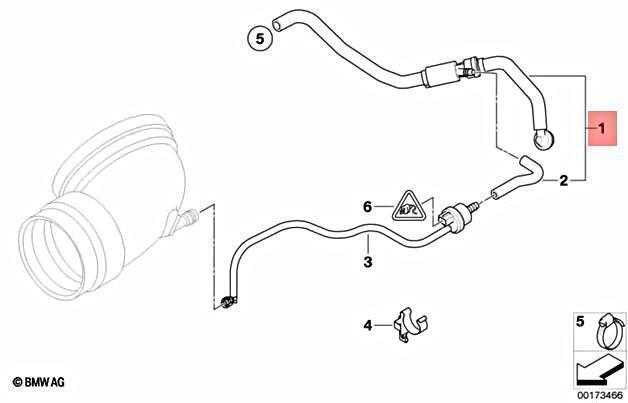 Bmw Z4 E85 E86 Vakuumo Valdymo Siurbimo Purkstuvas Su Linijomis Originalus 11617836601
